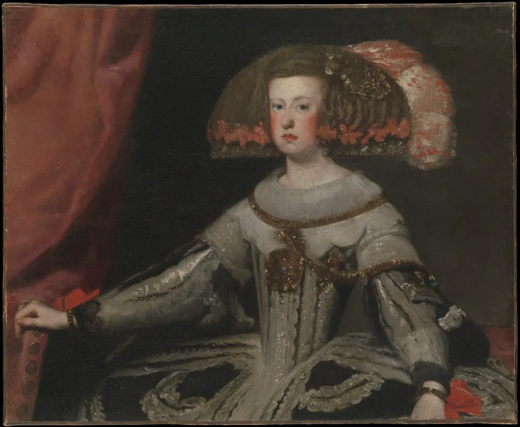 Mariana of Austria (1634–1696), Queen of Spain, oil, 1655
