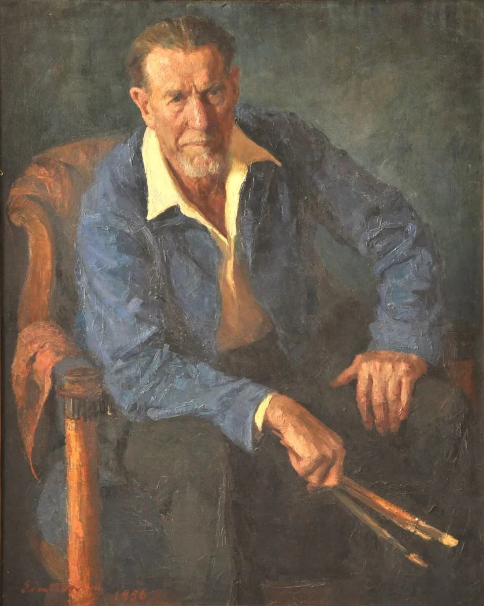 Portretul pictorului Hans Hermann, by Marianne Simtion-Ambrosi, unspecified
