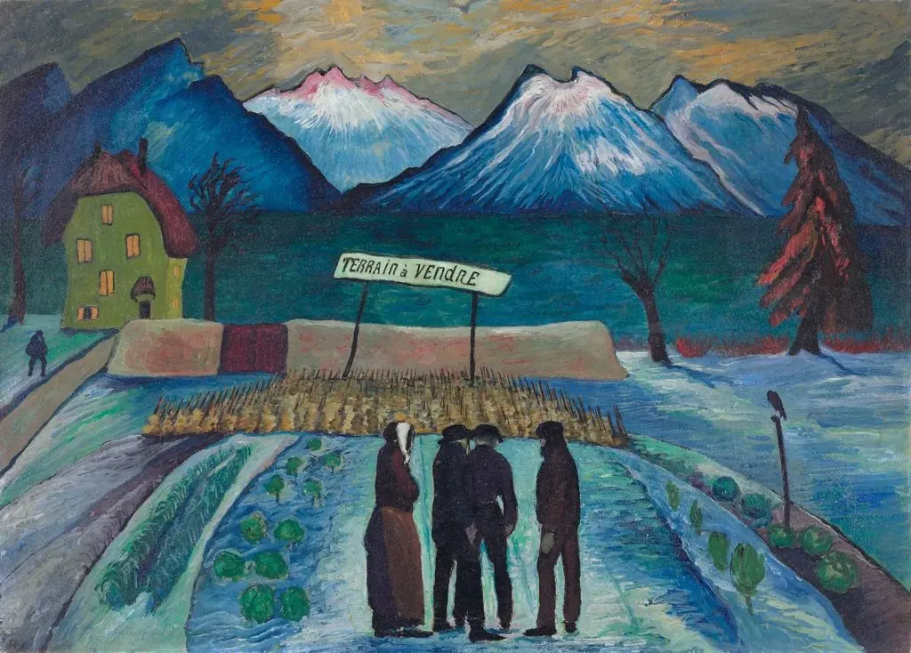 Terrain à vendre, by Marianne von Werefkin