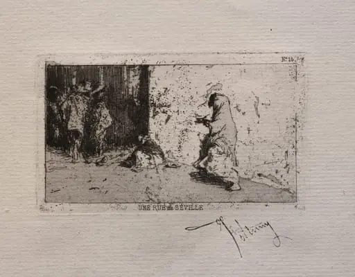 A Street in Seville, by Mariano Fortuny Marsal