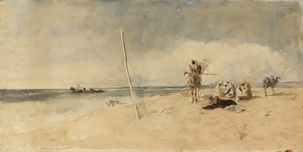 African Beach, by Mariano Fortuny Marsal