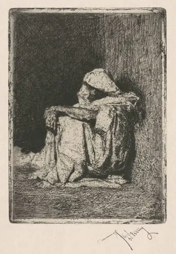 Arabe assis (Seated Arab), by Mariano Fortuny Marsal