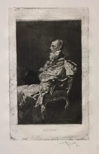 Diplomat, by Mariano Fortuny Marsal