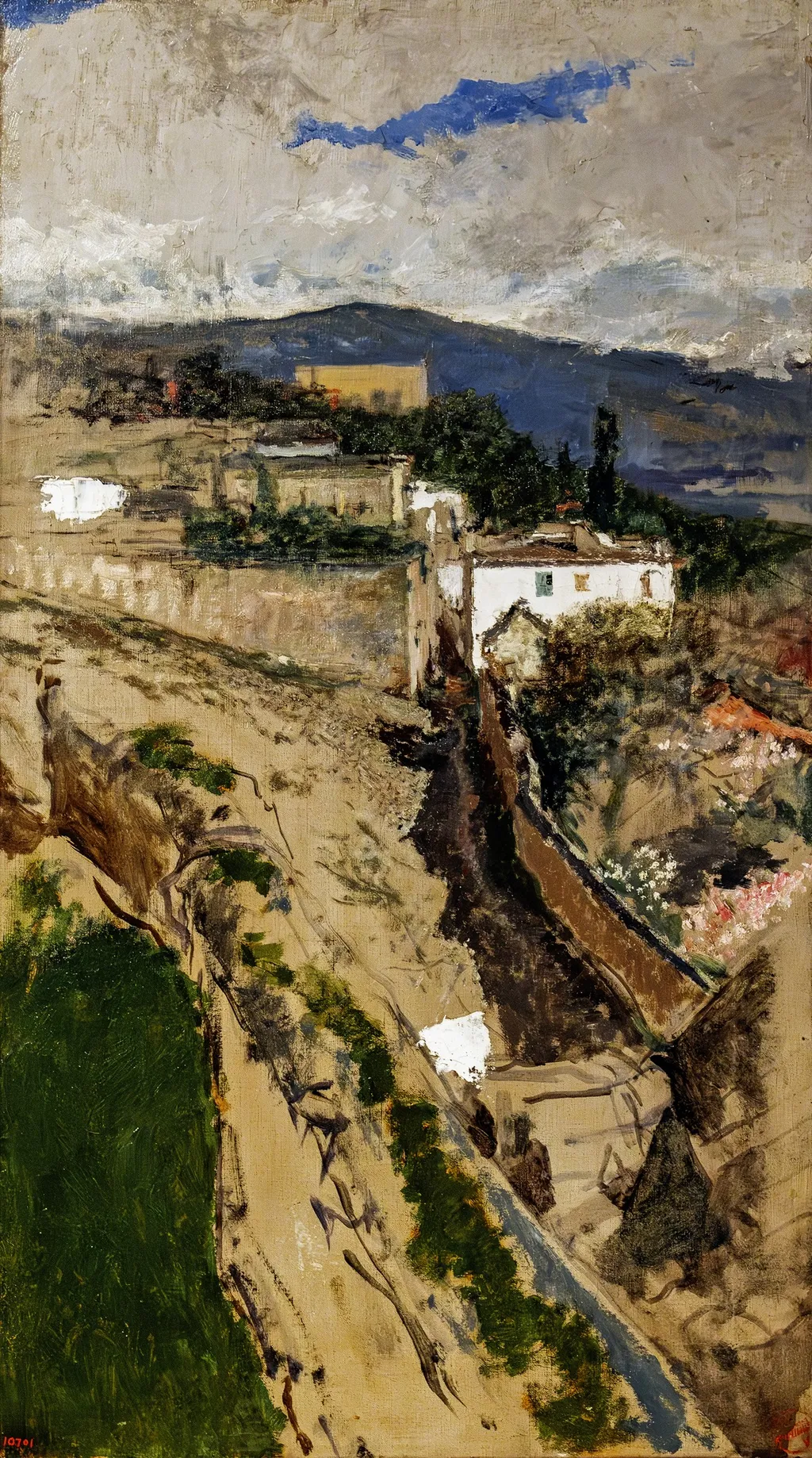 Granada Landscape, by Mariano Fortuny Marsal, oil, 1871
