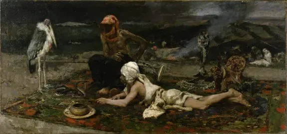 Hindu Snake Charmers, by Mariano Fortuny Marsal
