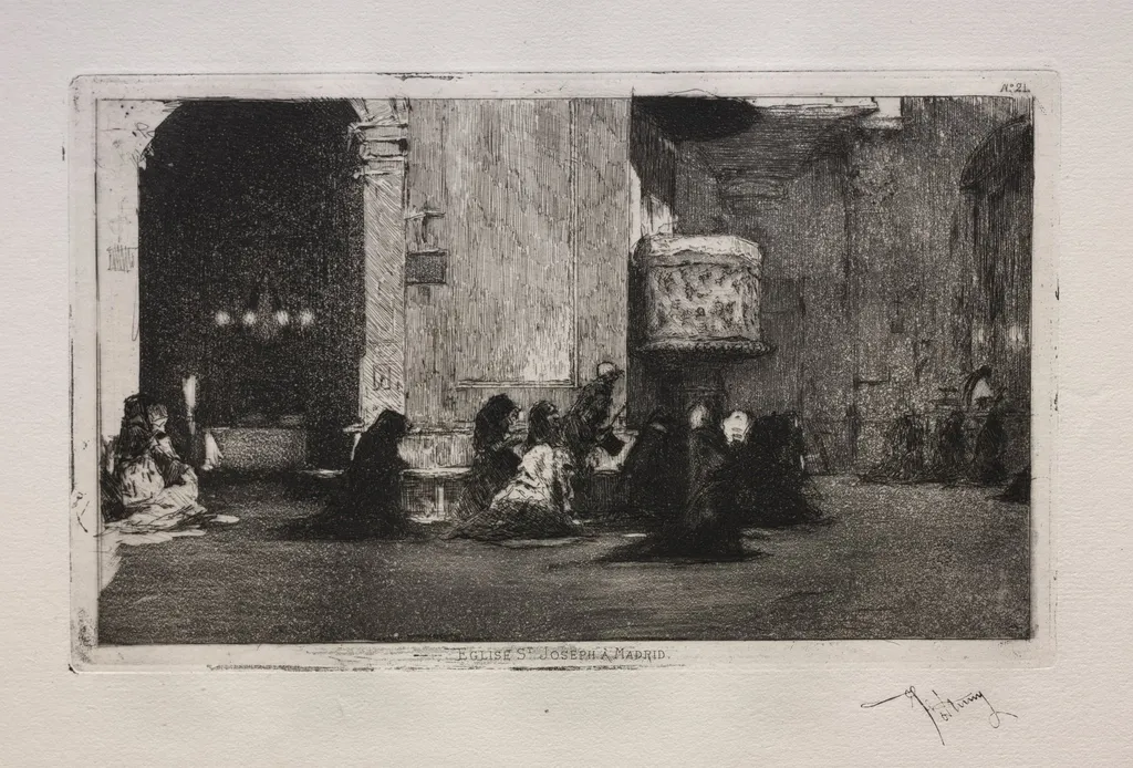 Saint Joseph Church, Madrid, by Mariano Fortuny Marsal, 1865