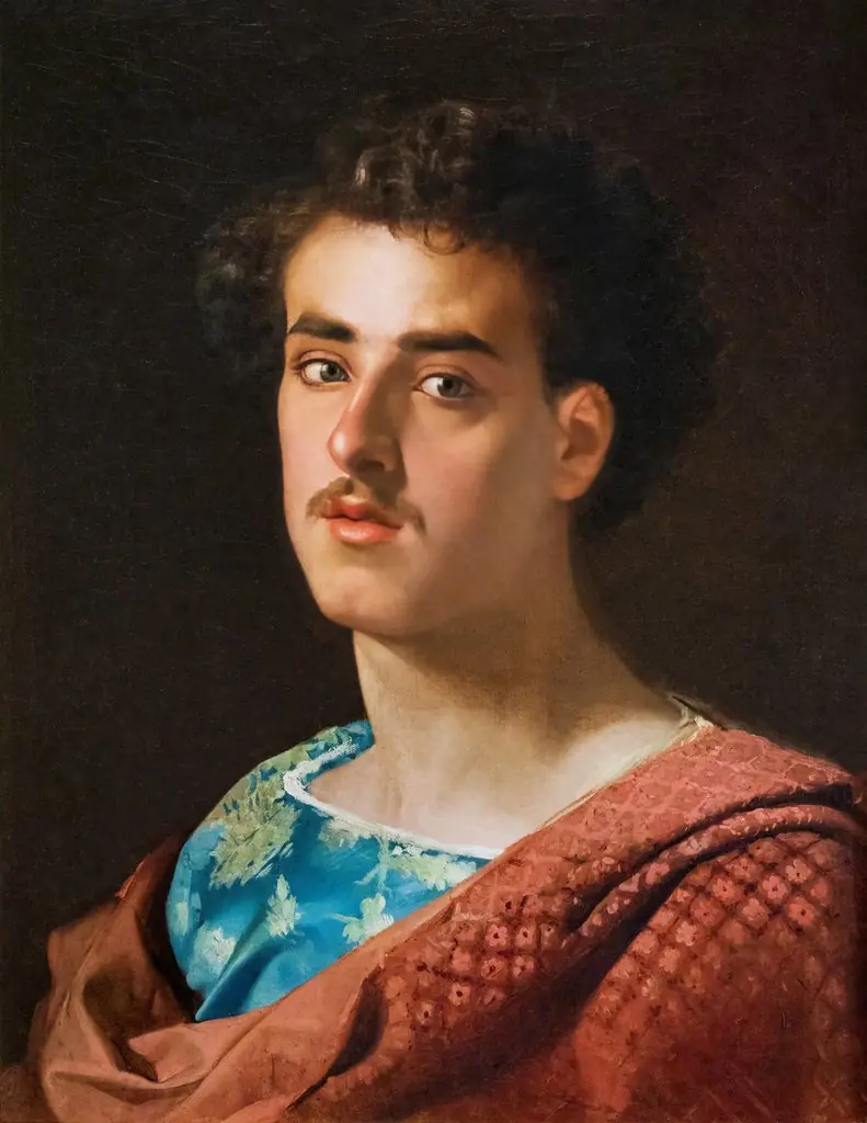 Self-portrait, by Mariano Fortuny Marsal