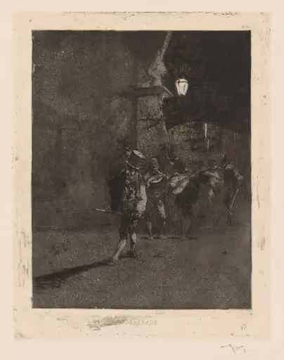 Serenade, by Mariano Fortuny Marsal