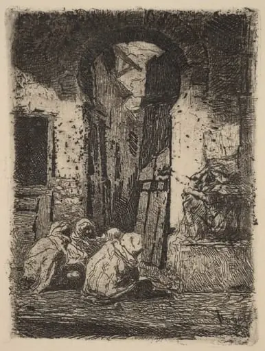 Tánger (Seated Arabs), by Mariano Fortuny Marsal