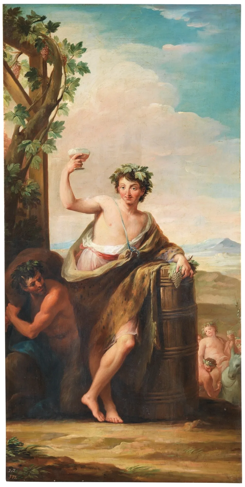 Autumn, by Mariano Salvador Maella, oil, 1805