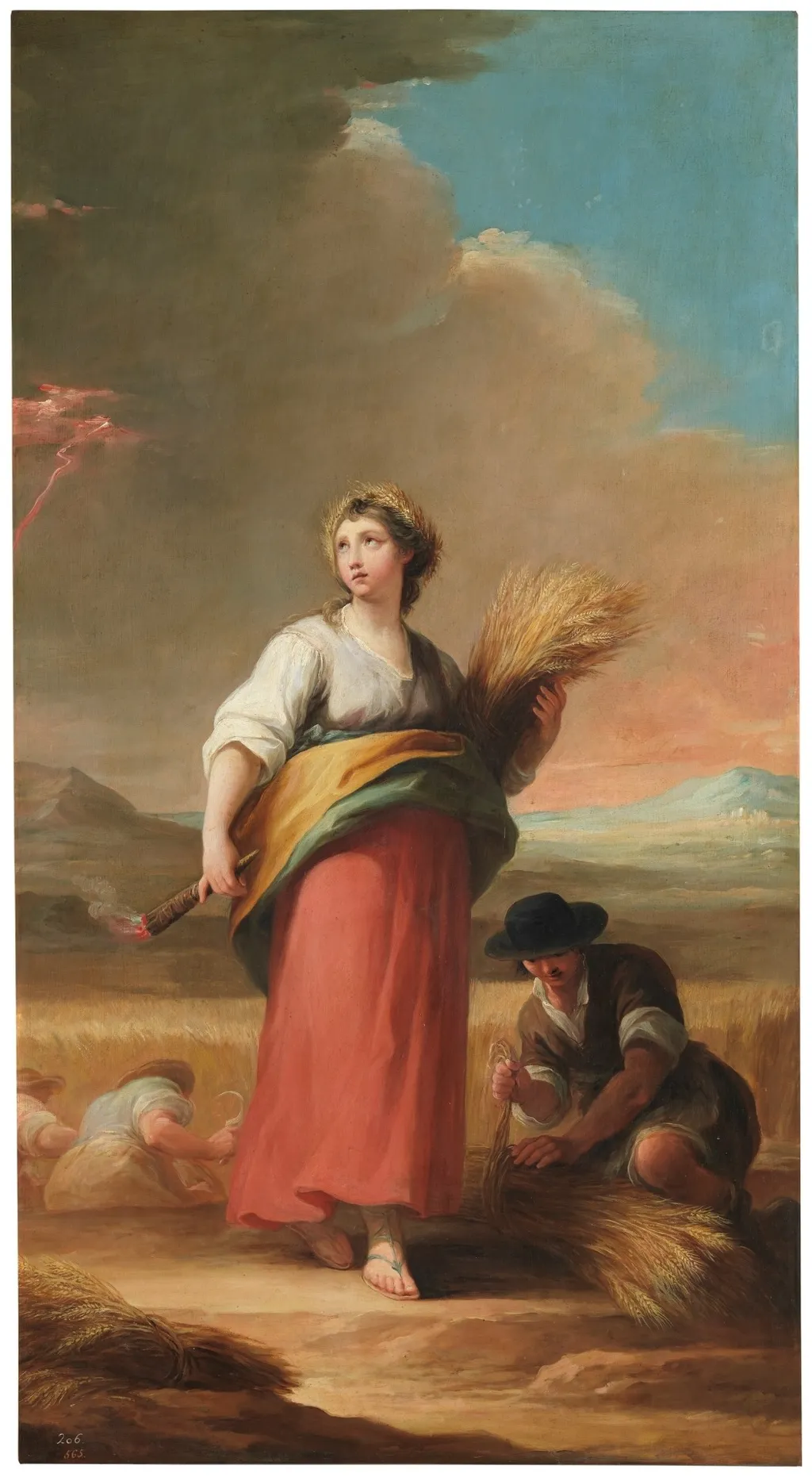 El Verano, by Mariano Salvador Maella, oil, 1805