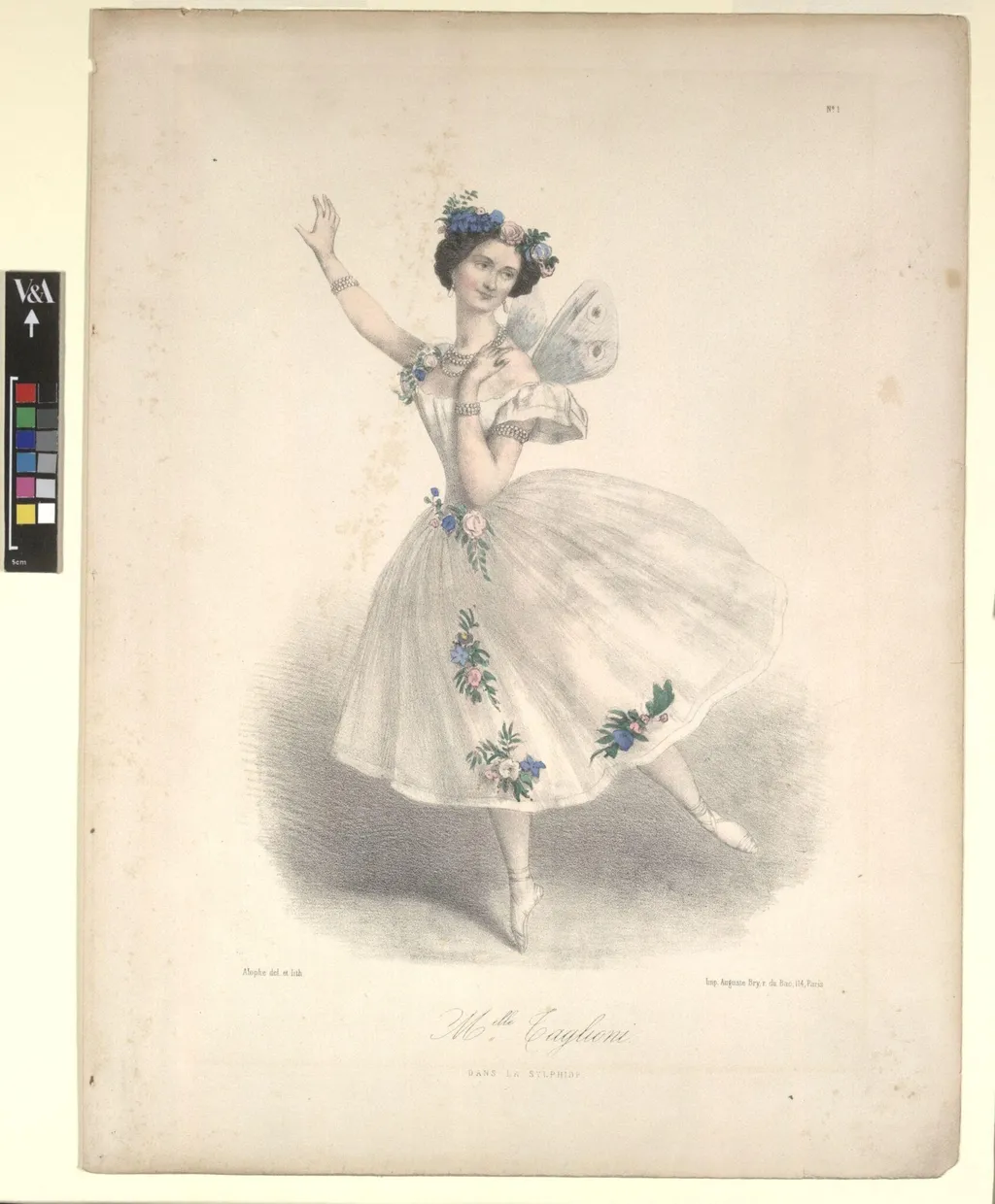 Melle Taglioni, by Marie-Alexandre Alophe, 1860