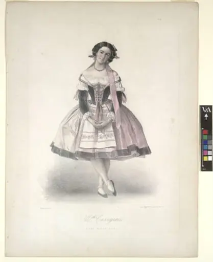 Mlle Cassegrain, dans Marco Spada, by Marie-Alexandre Alophe