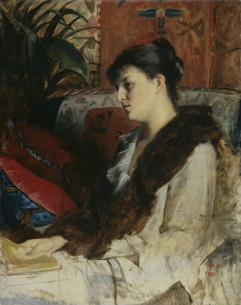 The artist's sister-in-law, by Marie Bashkirtseva