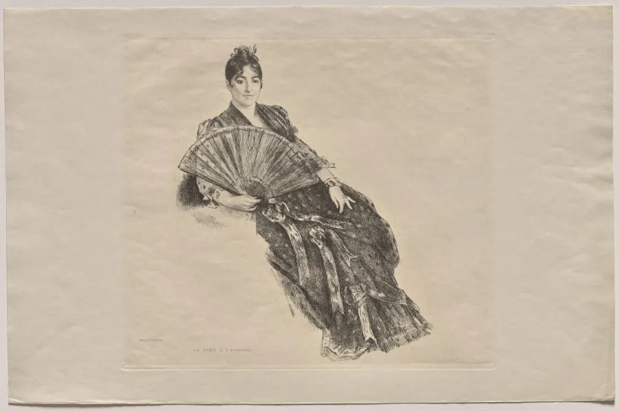 Self-Portrait in a Spanish Costume, by Marie Bracquemond, 1880