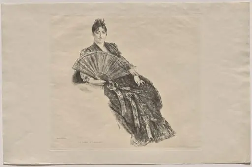 Self-Portrait in a Spanish Costume, by Marie Bracquemond