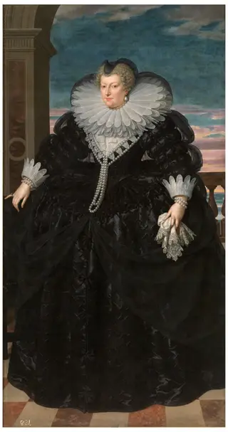 Marie de' Medici as widow, by Frans Pourbus, the Younger