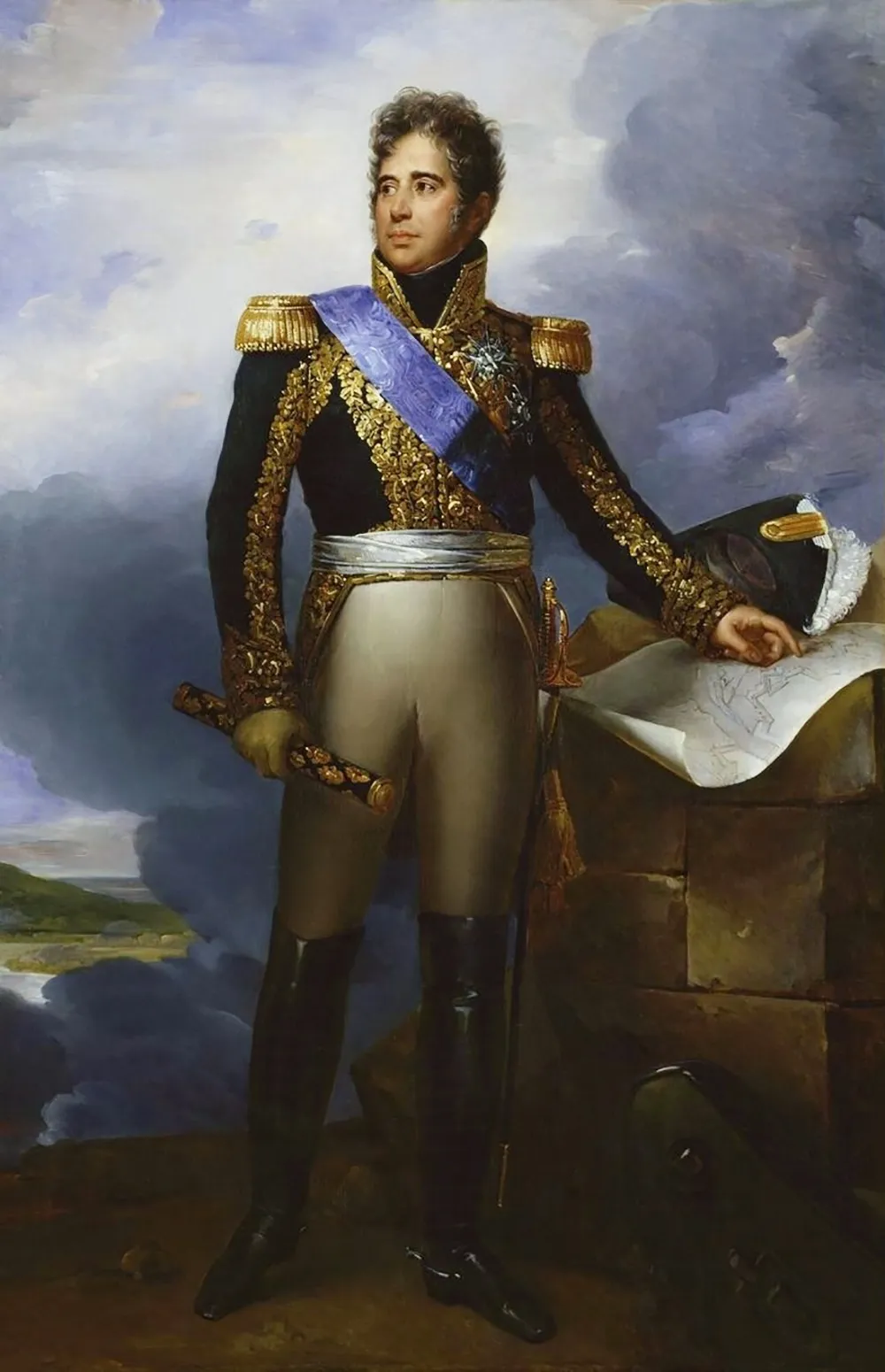Jacques-Alexandre-Bernard Law de Lauriston, by Marie-Éléonore Godefroid, oil, 1824