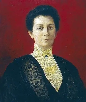 Portrait of Mrs. Eleonora Schmidt da Silveira Cintra, by Marie-Gabriel Biessy