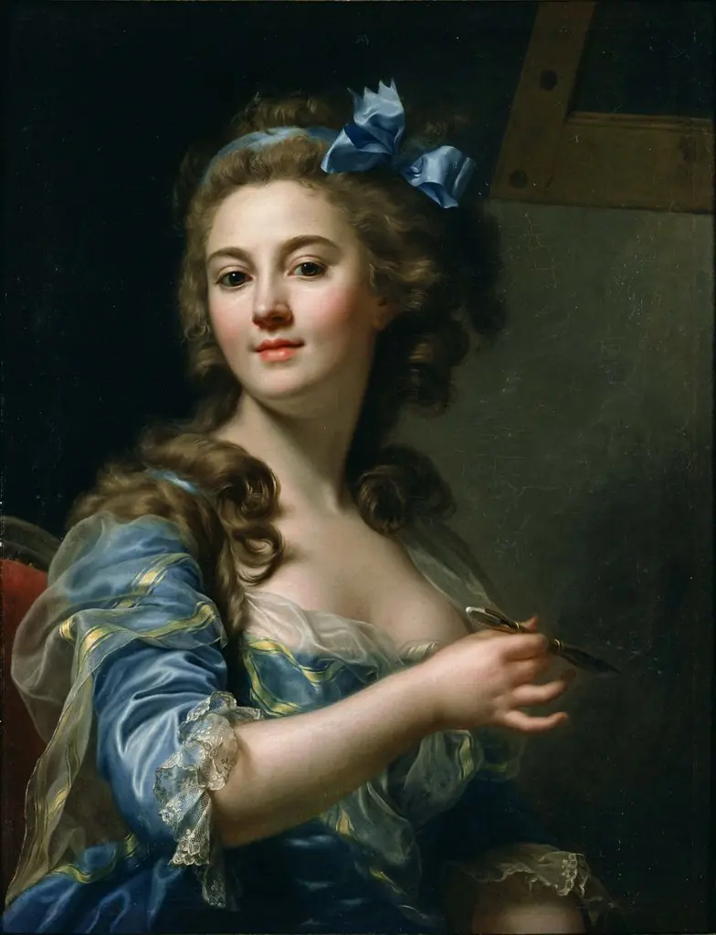 Self-portrait, by Marie-Gabrielle Capet