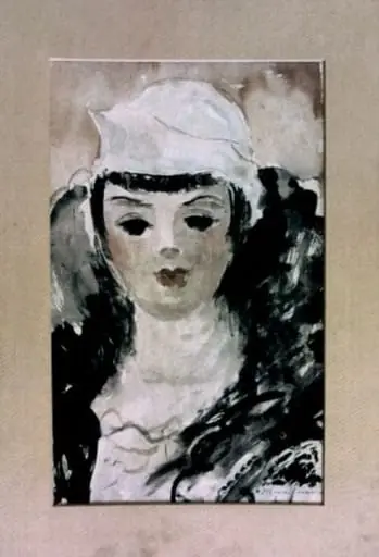 Portret de tânără cu beretă „bob”, by Marie Laurencin