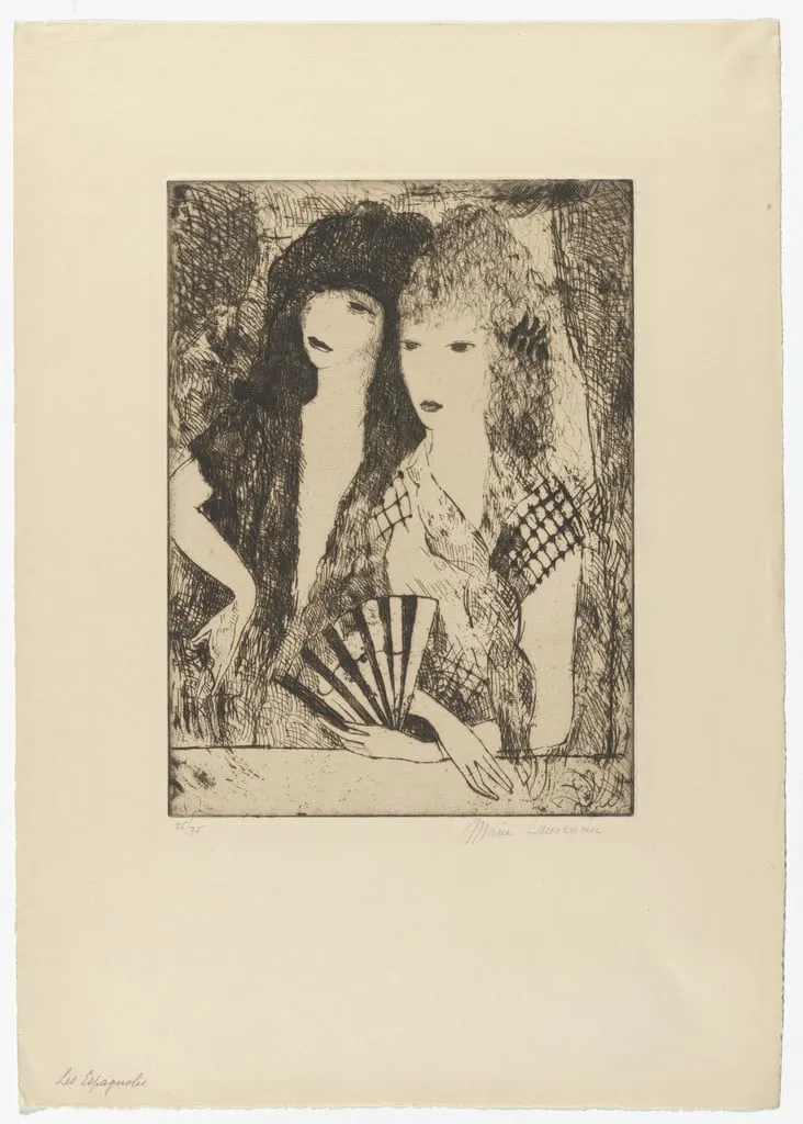 Untitled, by Marie Laurencin, ink, 1924