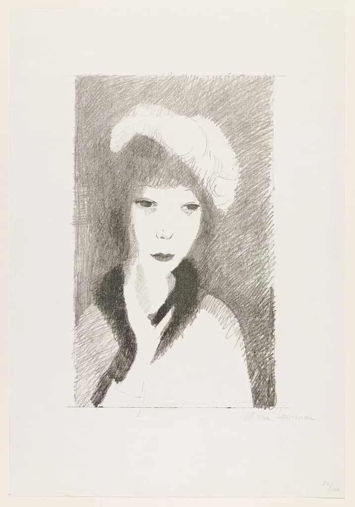 Untitled, by Marie Laurencin, ink, 1923