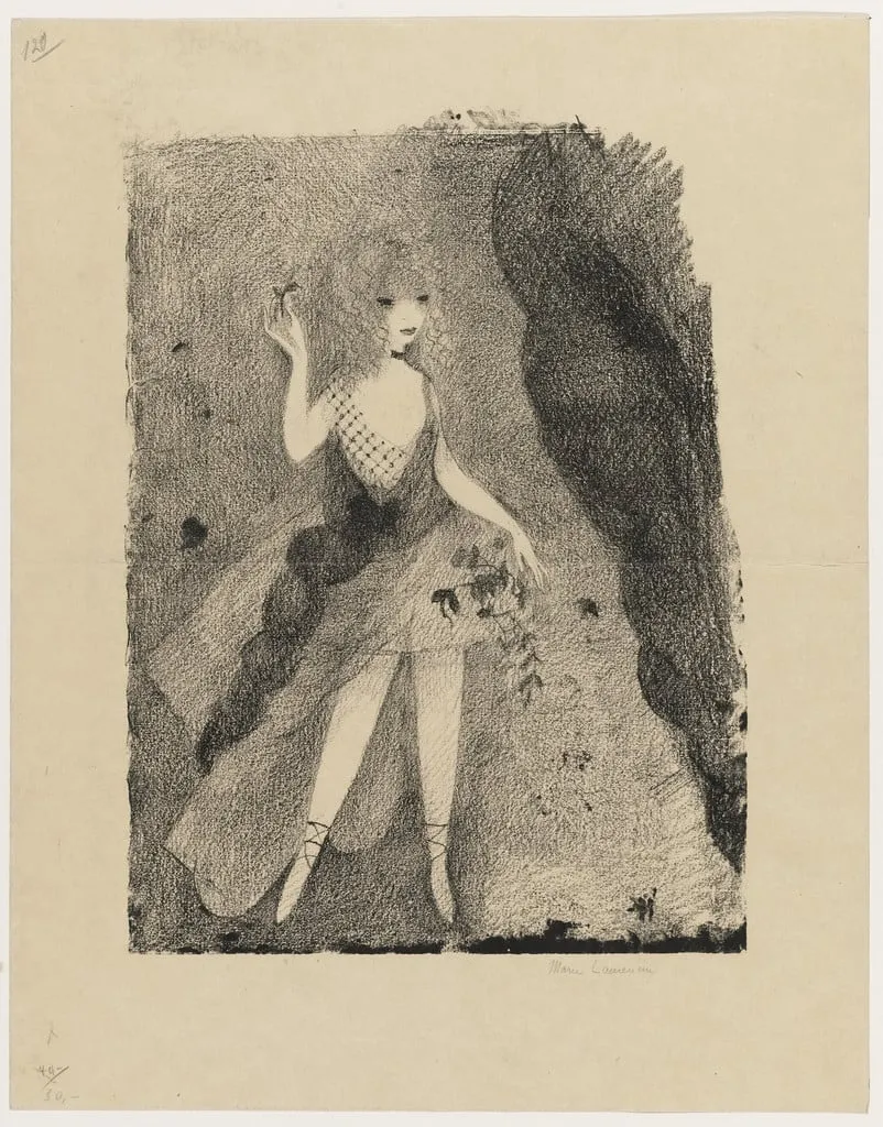Untitled, by Marie Laurencin, ink, 1921
