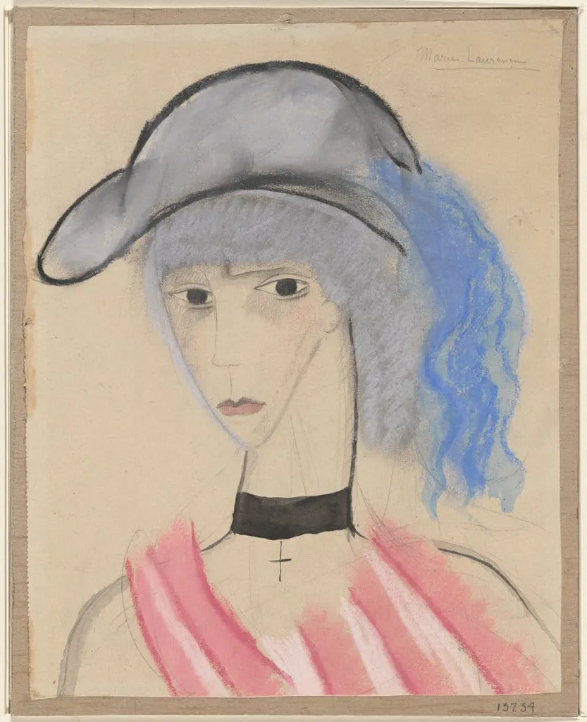 Untitled, by Marie Laurencin, watercolor, 1914