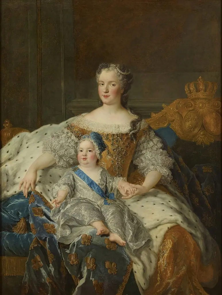 Marie Leszczynska, Queen of France, and the Dauphin