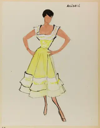 Acidulé, by Marie-Louise Carven, 1953