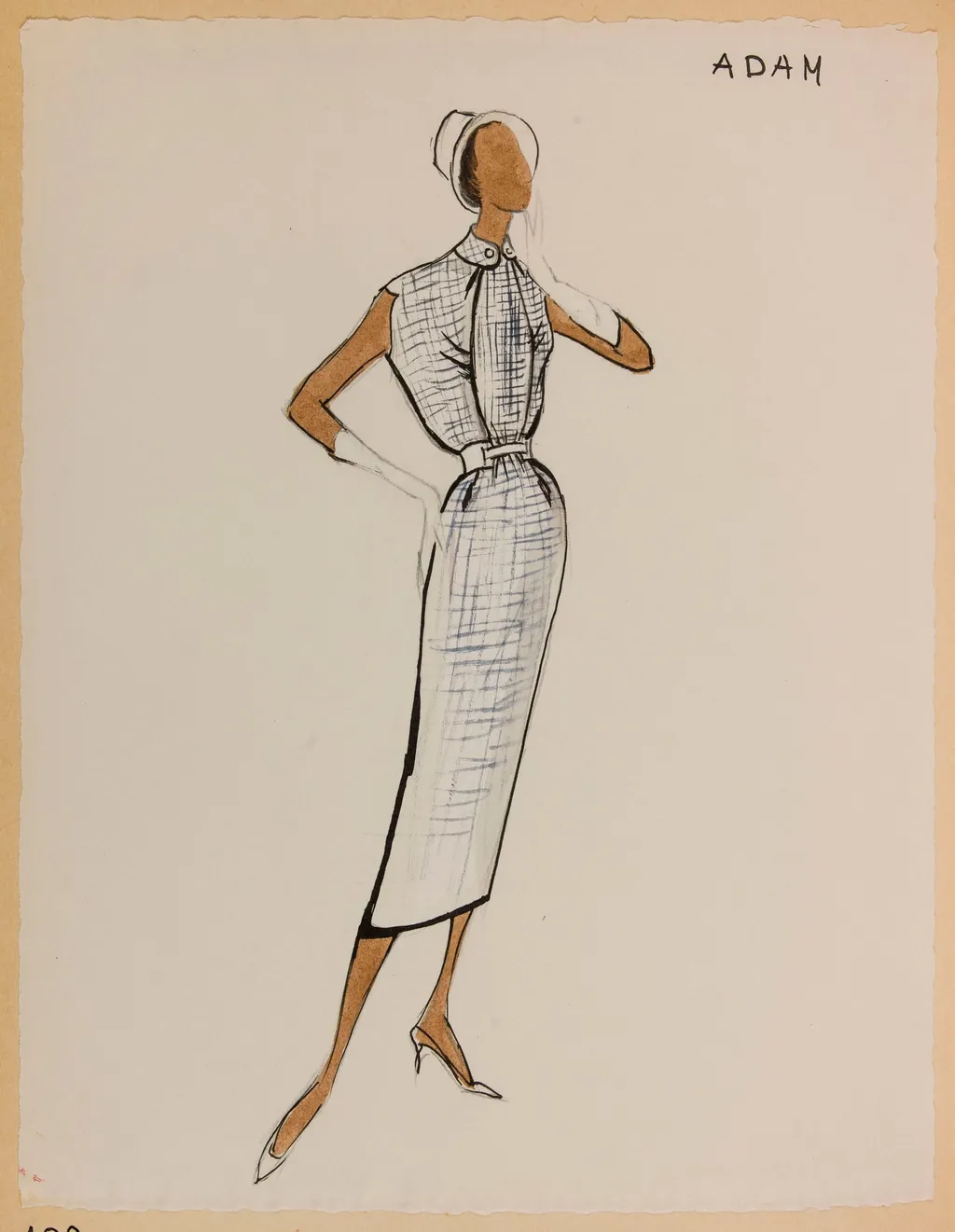 Adam, by Marie-Louise Carven, 1956