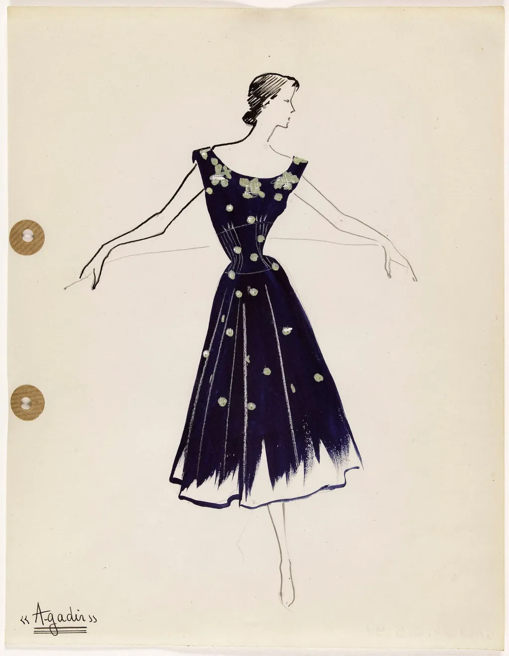 'Agadin', by Marie-Louise Carven, 1949