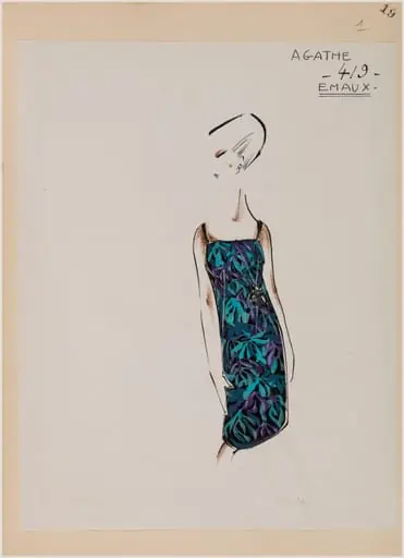 Agathe émaux, by Marie-Louise Carven, 1965