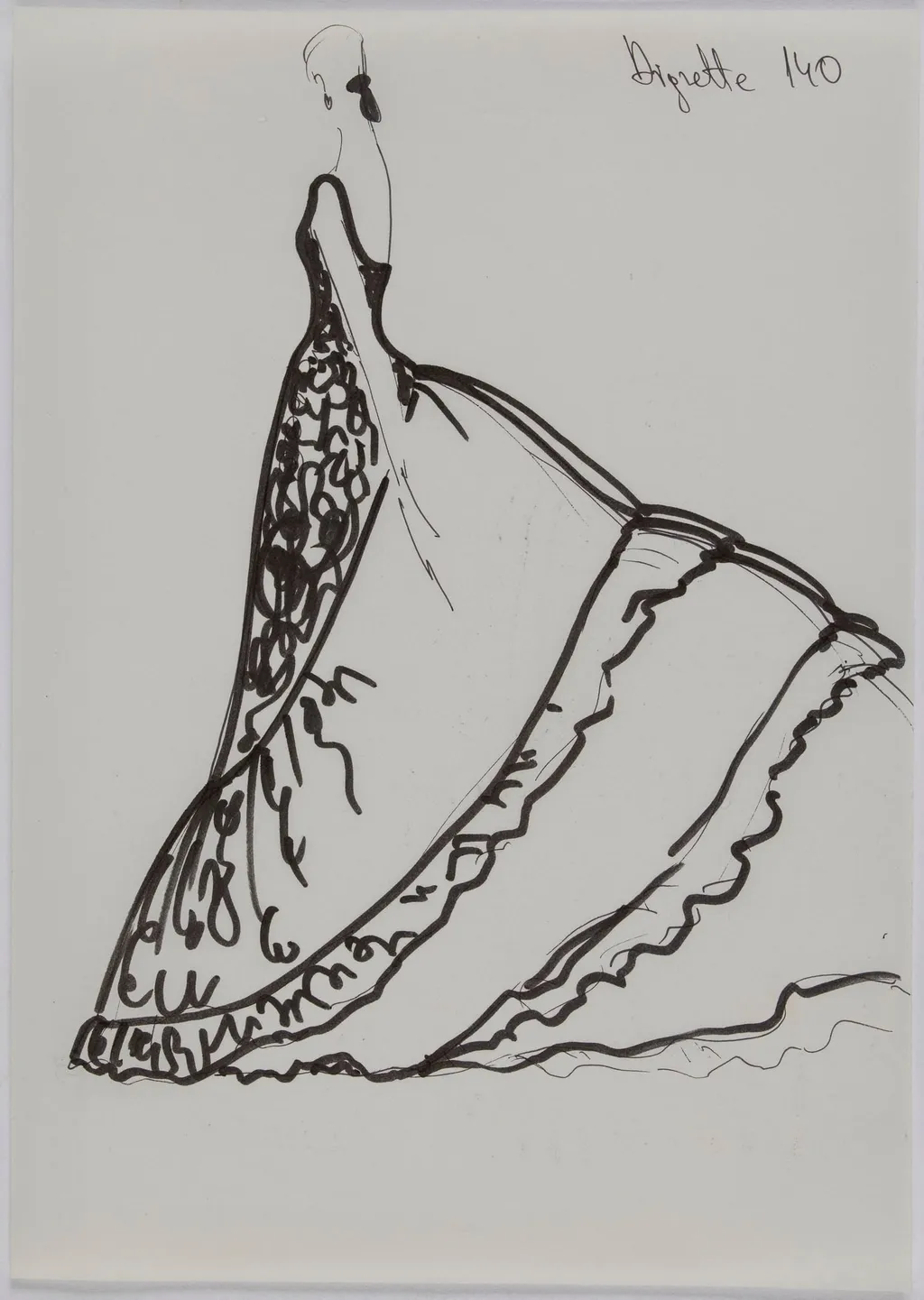 Aigrette, by Marie-Louise Carven, 1960
