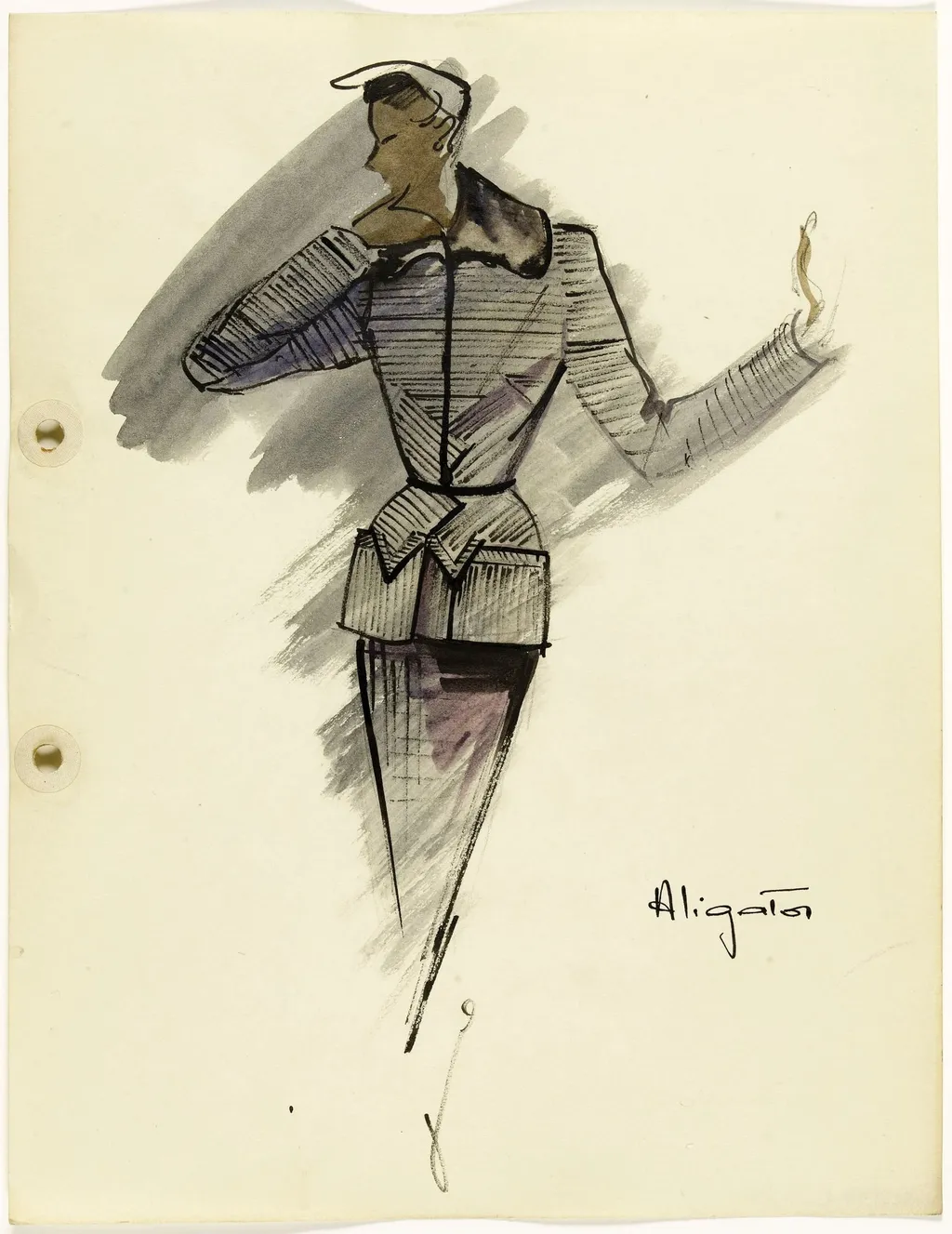'Aligator', by Marie-Louise Carven, 1951