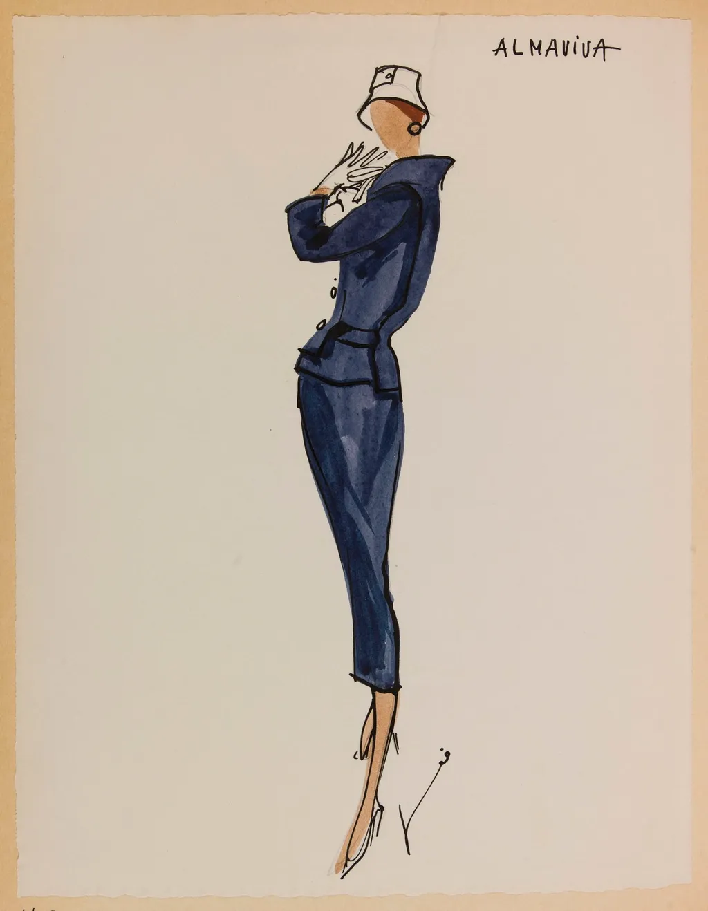 Almaviva, by Marie-Louise Carven, 1956