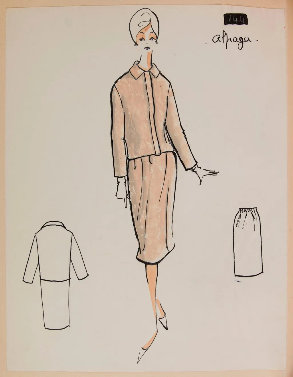 Alpaga, by Marie-Louise Carven, 1958