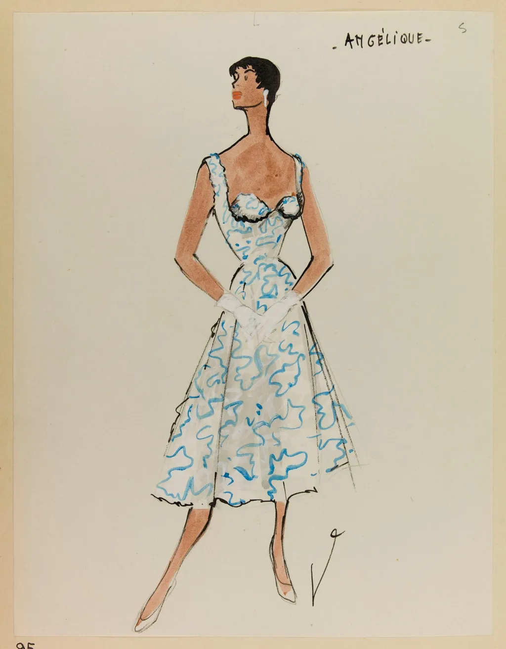 Angélique, by Marie-Louise Carven, 1953