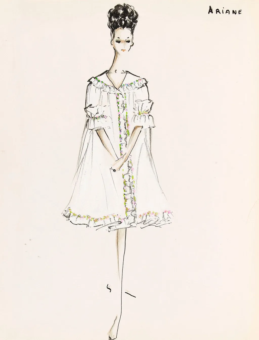 Ariane, by Marie-Louise Carven, 1961