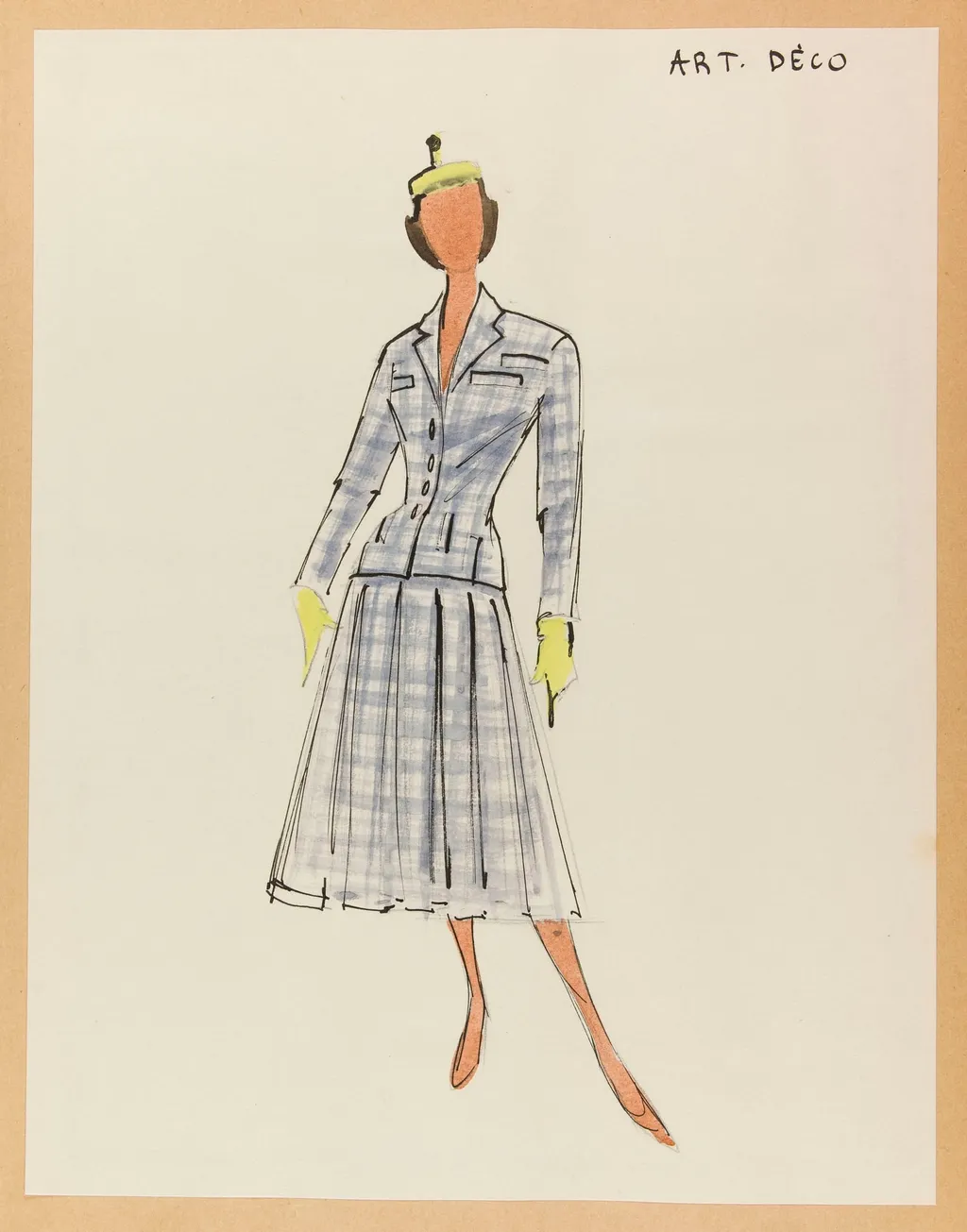 Art Déco, by Marie-Louise Carven, 1955