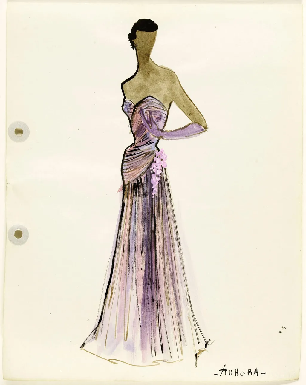'Aurora', by Marie-Louise Carven, 1951