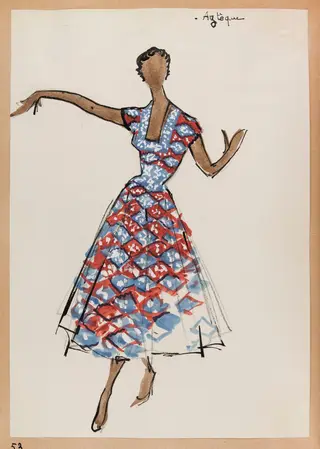 Aztèque, by Marie-Louise Carven, 1951