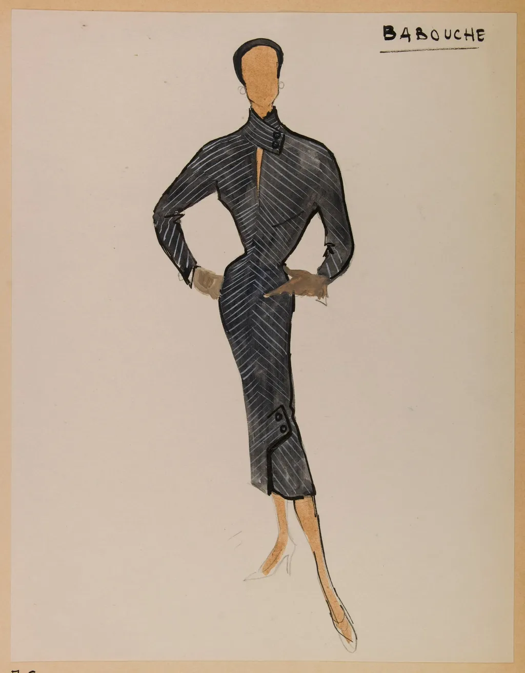 Babouche, by Marie-Louise Carven, 1953