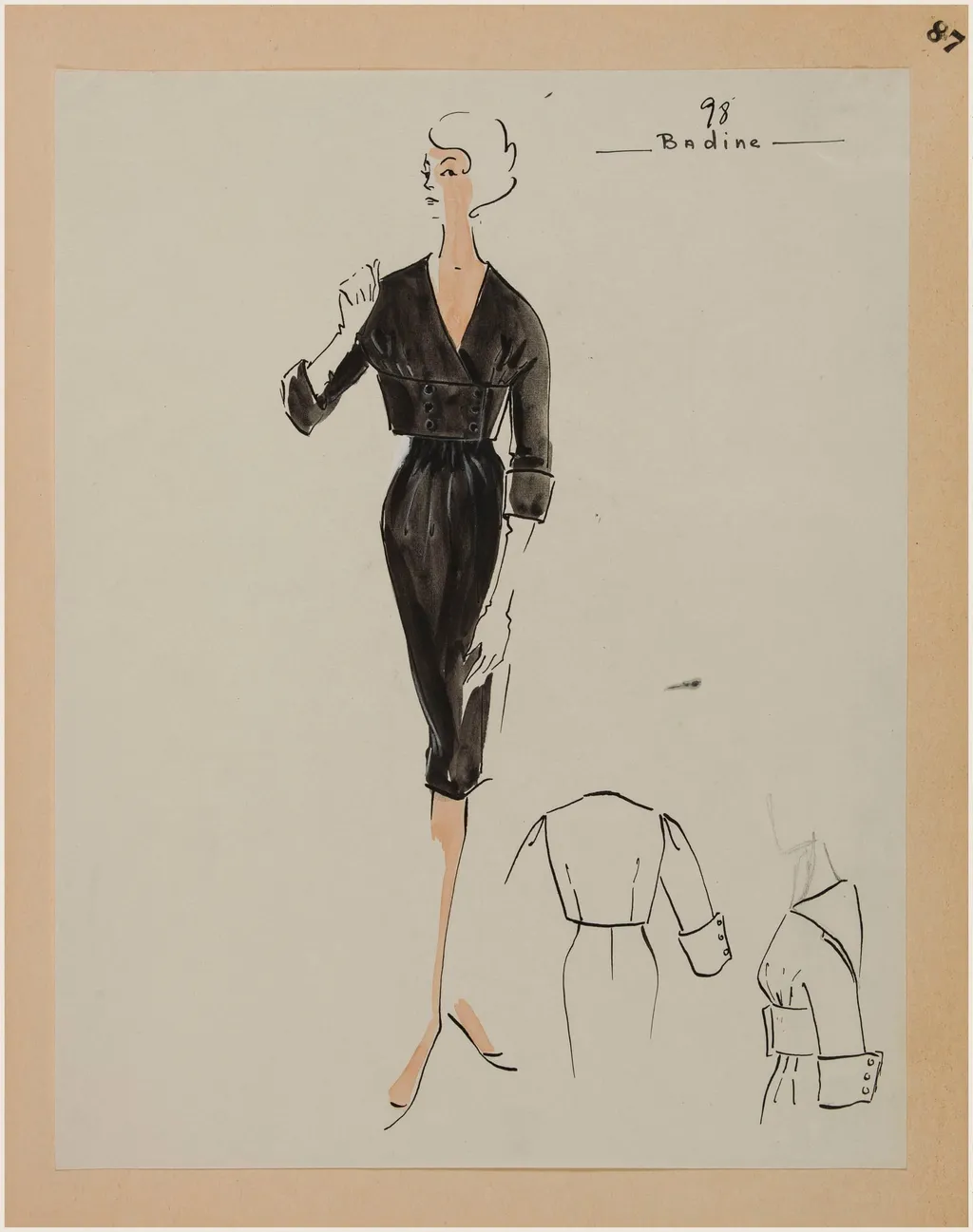 Badine, by Marie-Louise Carven, 1958