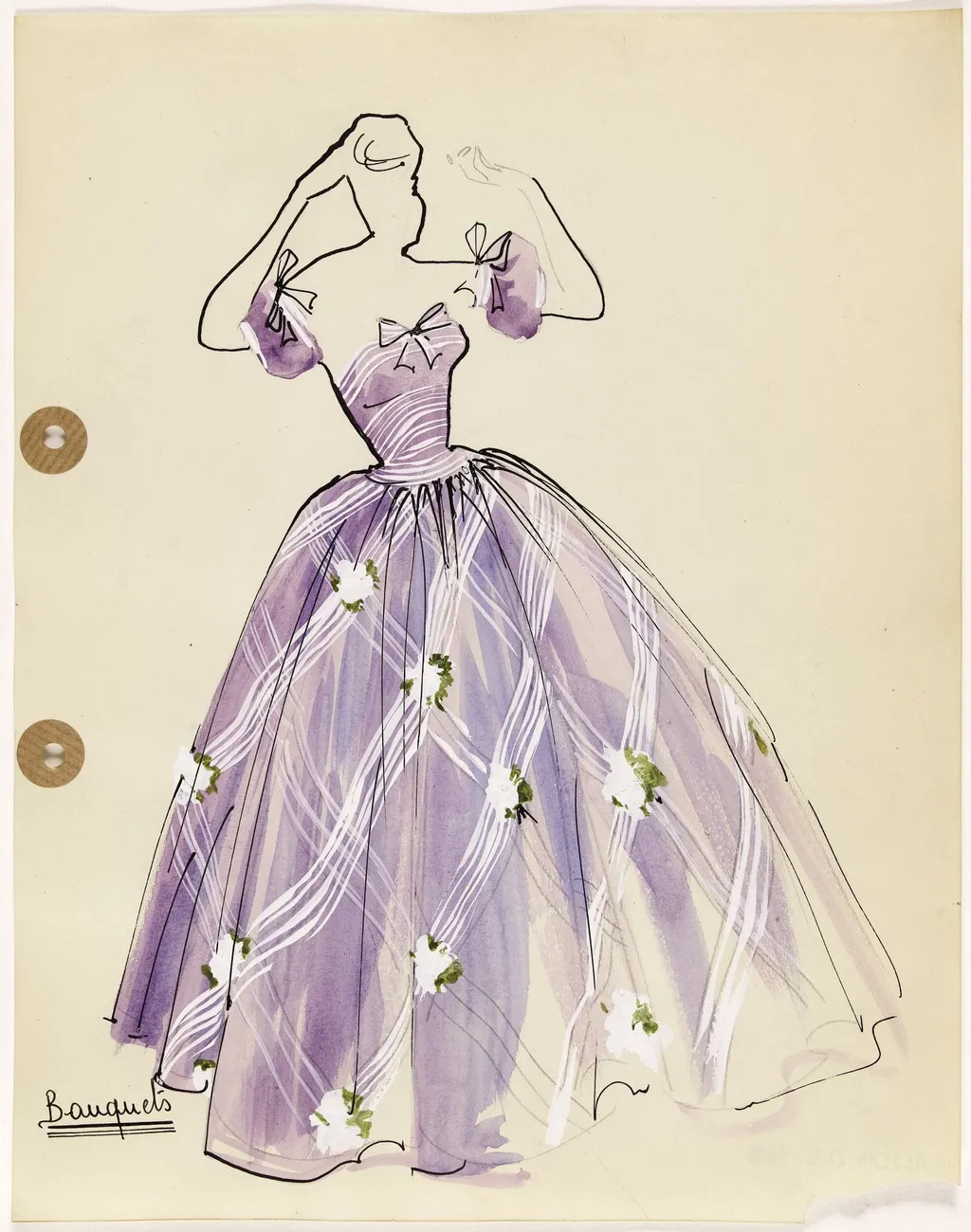 'Banquets', by Marie-Louise Carven, 1949