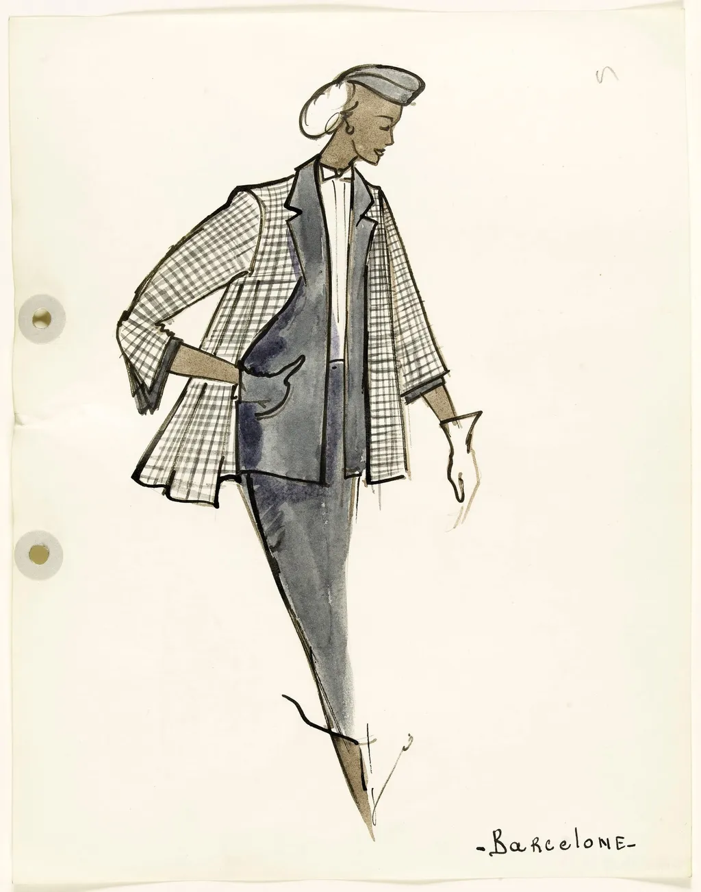 'Barcelone', by Marie-Louise Carven, 1951