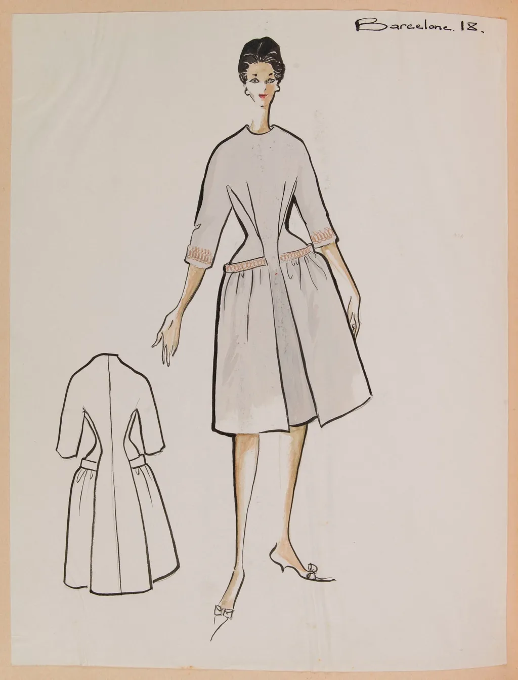 Barcelone, by Marie-Louise Carven, 1958