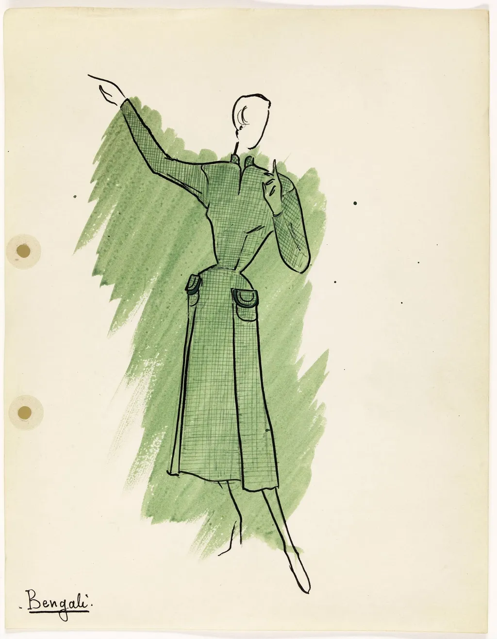 'Bengali', by Marie-Louise Carven, 1949