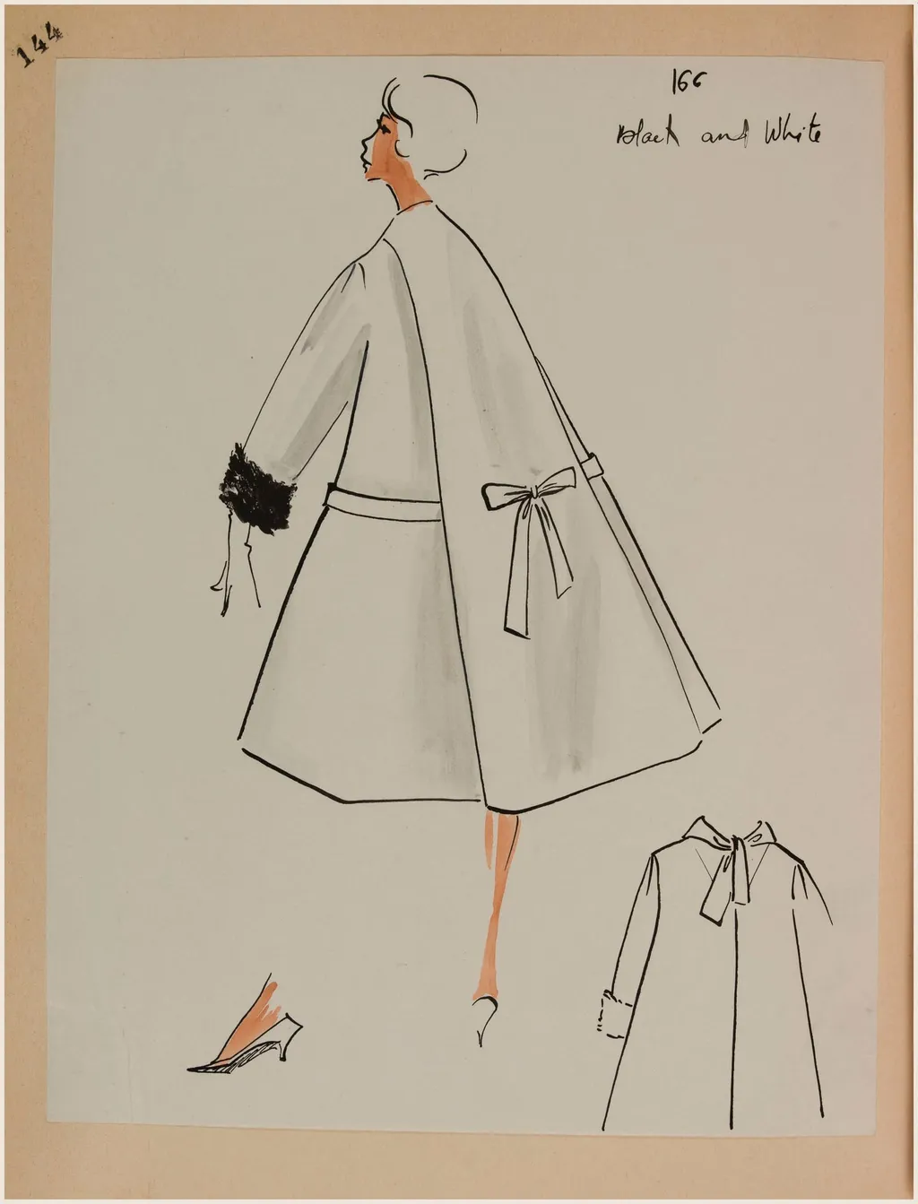 Black and white, by Marie-Louise Carven, 1958